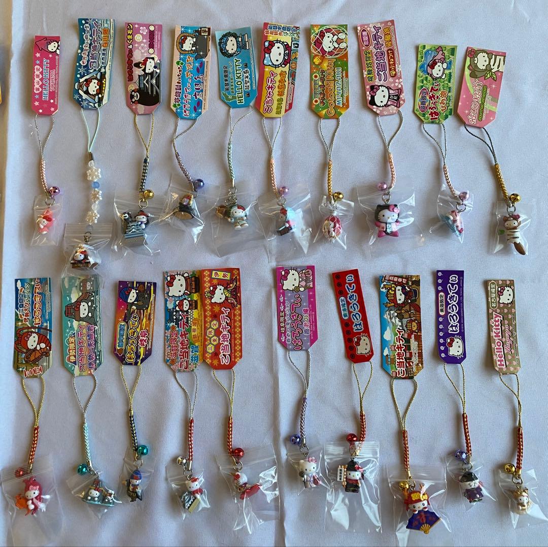 【275点】ご当地キティ 大量 根付 ストラップ 限定 まとめ売り 激レアあり