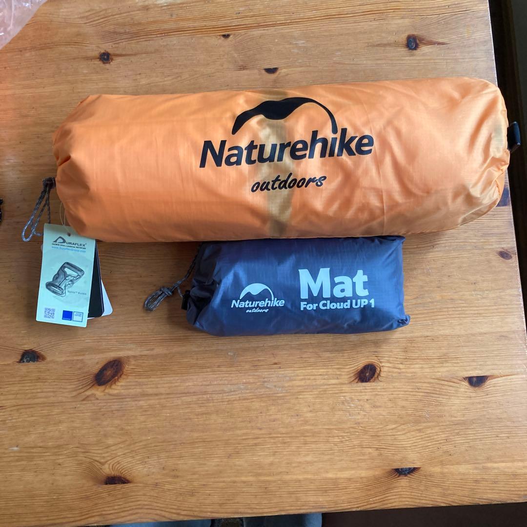 Naturehike Cloud-Up 1人用テント スリーピングパッド セット