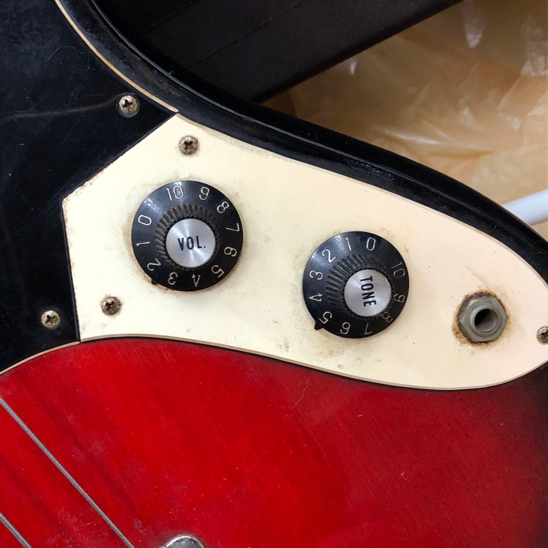 Morris 木製ベース 赤黒サンバースト 人気楽器