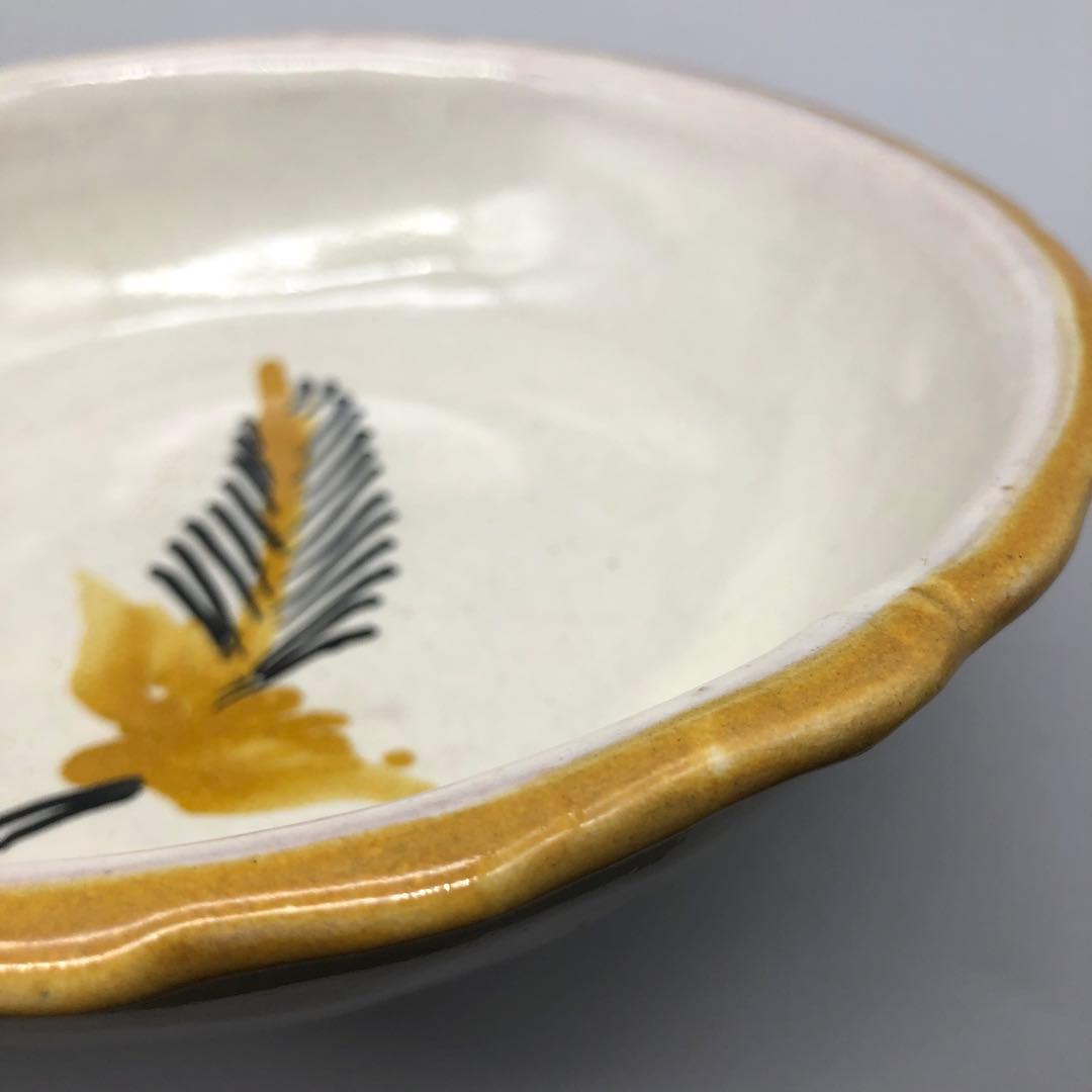 メキシコプエブラタラベラ焼ビンテージ陶器伝統工芸バード鳥ボウル鉢19cm5点A