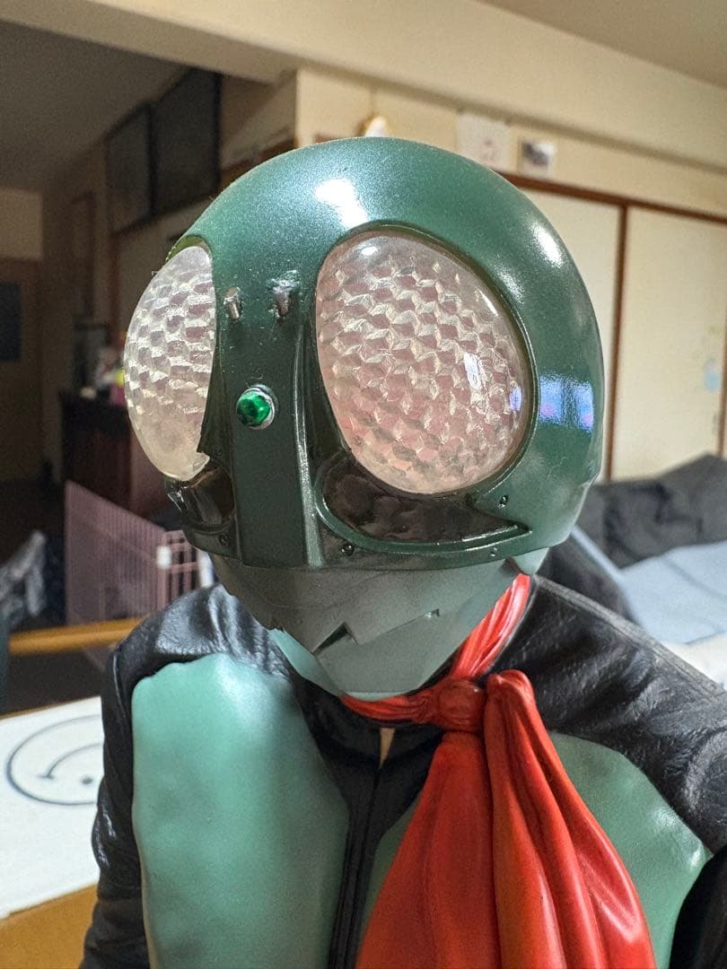 仮面ライダー 旧1号 メガソフビキット 塗装済み完成品 海洋堂　訳アリ品