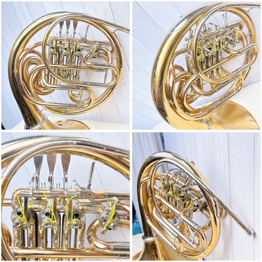 YAMAHA ヤマハ YHR-765G フルダブルホルン マウスピース付き