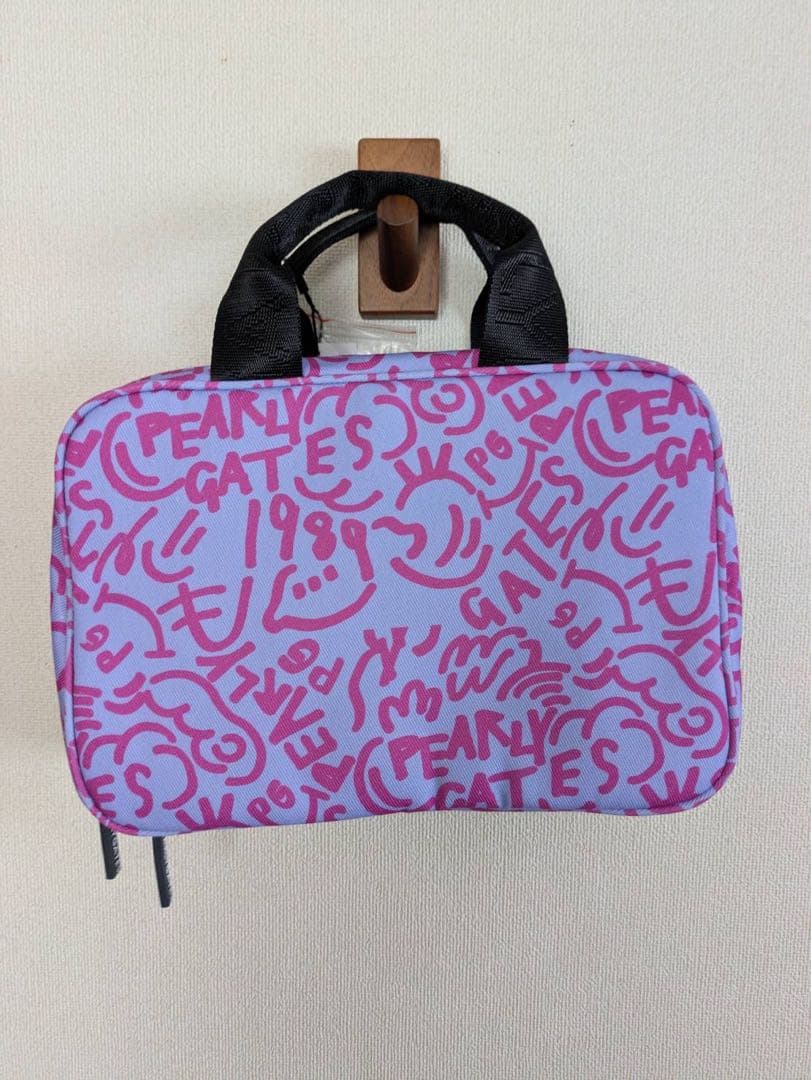 PEARLY GATES トラベルポーチ 紫