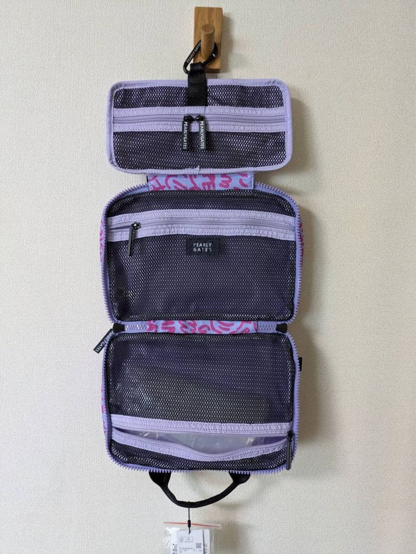 PEARLY GATES トラベルポーチ 紫