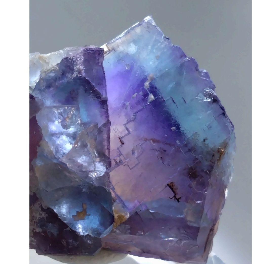 イリノイ　アメリカ産　ブルー　フローライト　鉱物　標本　原石