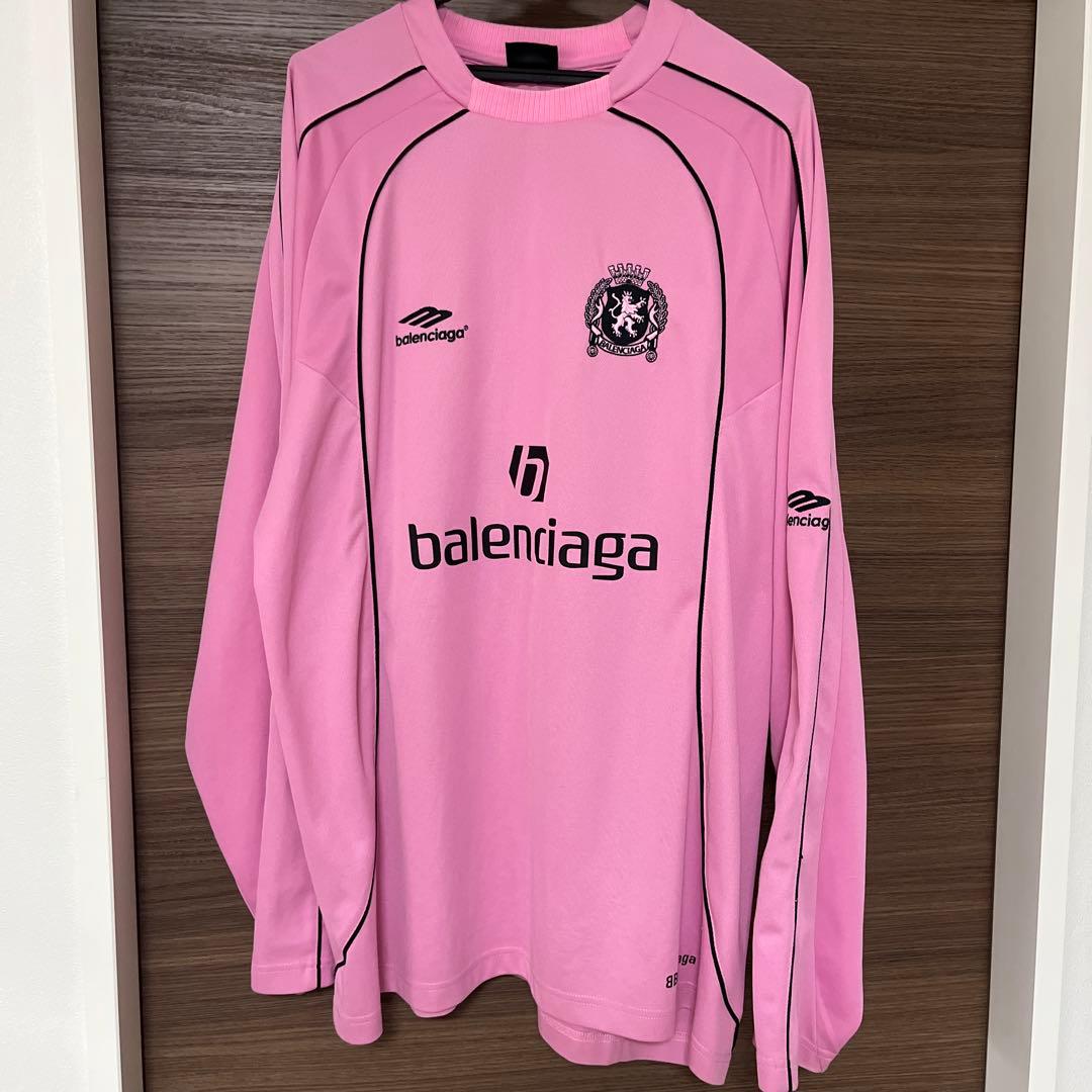 balenciaga ピンク 長袖シャツ PARIS 10
