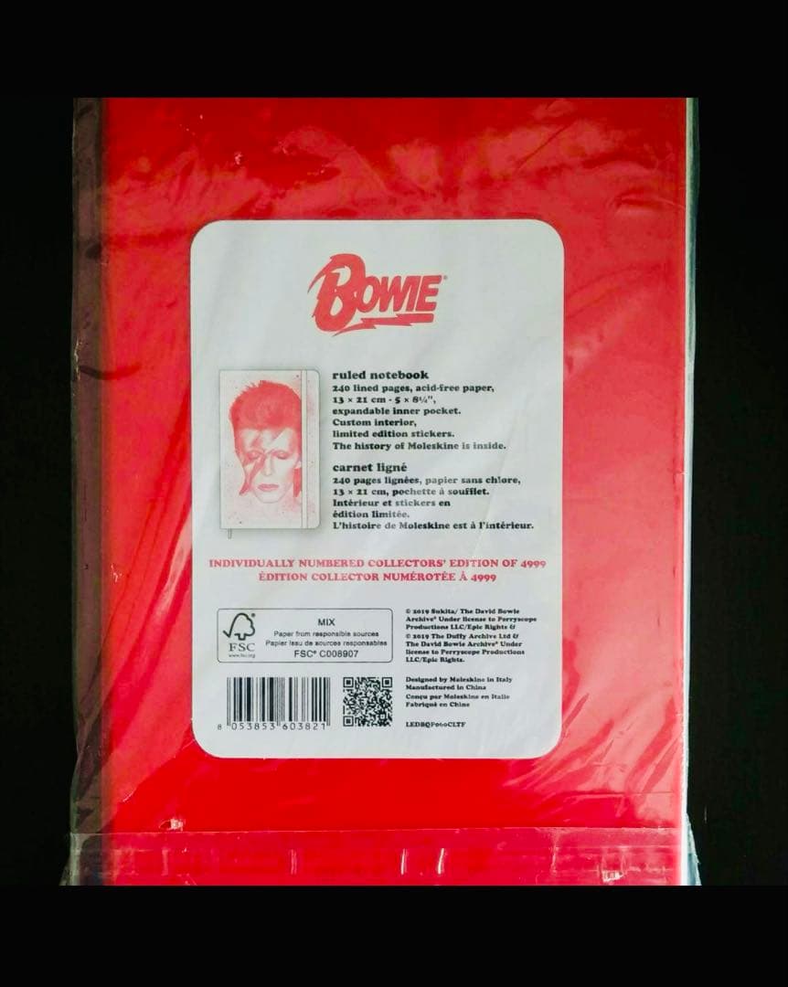 限定品■モレスキン　デヴィッド・ボウイ コレクション　コレクターズ・エディション