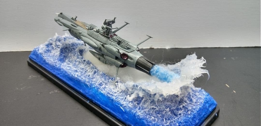 バンダイ.メカコレ.宇宙戦艦ヤマト2202 アンドロメダ ジオラマ完成品