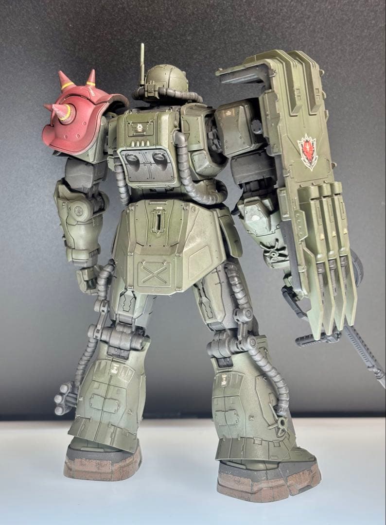 復讐のレクイエム　ザクⅡF型チャプス機全塗装完成品