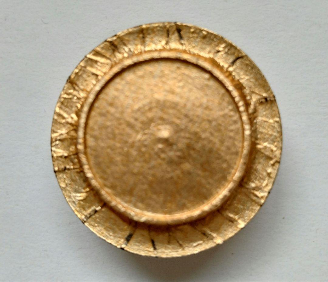 古瀬戸文琳茶入　加藤唐三郎　雲頭段織紋 茶道具