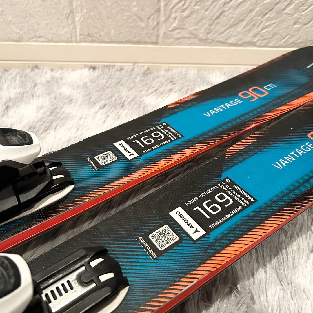 【美品】 ATOMIC VANTAGE 90 CTI 169cm スキー板