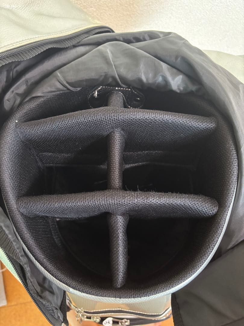 Admiral キャディバッグ シルバー 9.5型　中古品　アドミラル