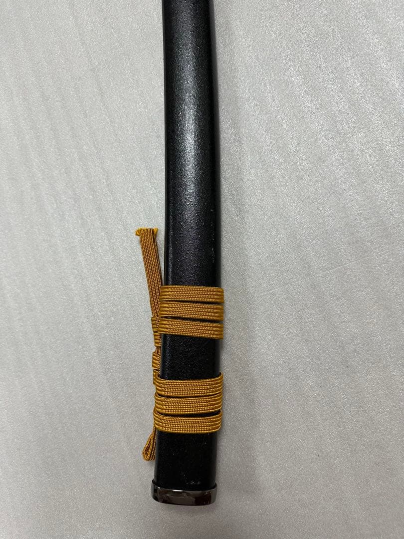 美品模造刀　樋入り刀身 打刀 黑鞘　コスプレ 鞘付き長さ約105cm