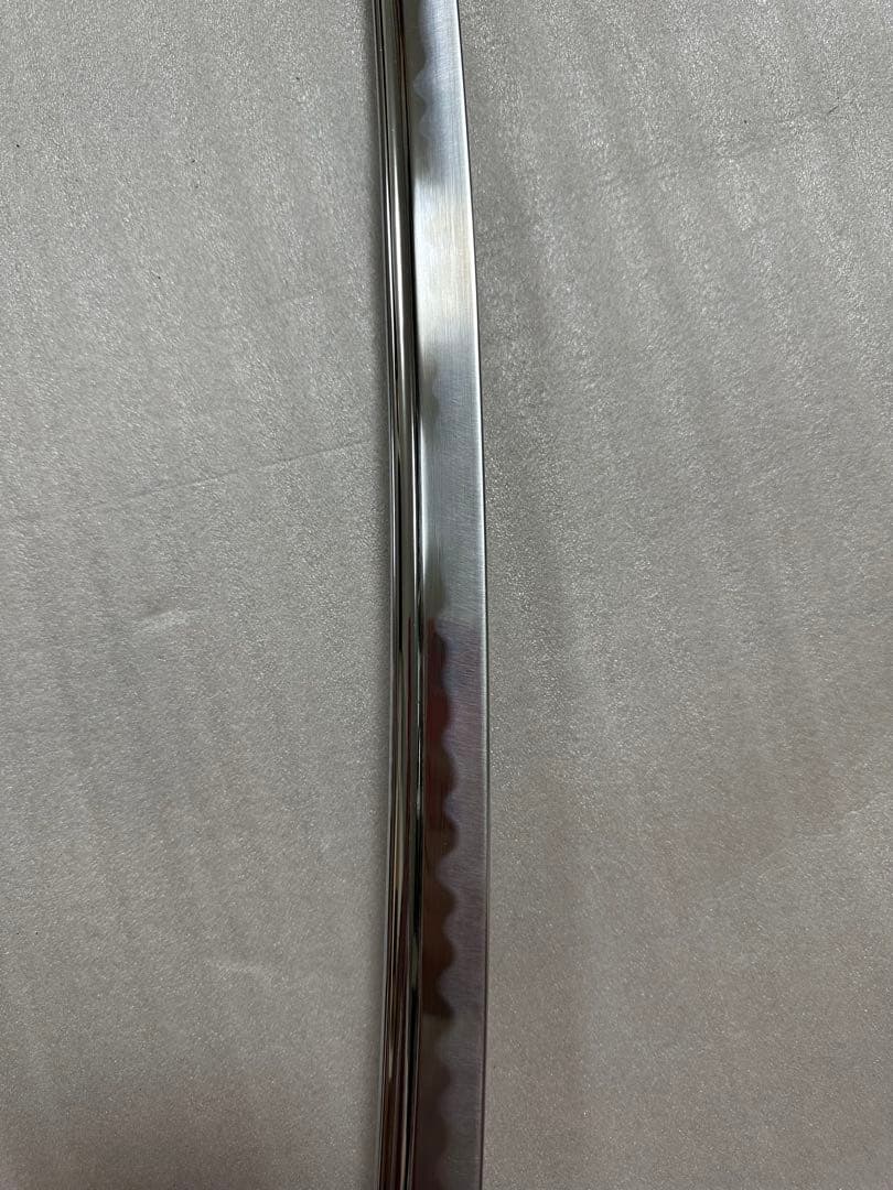 美品模造刀　樋入り刀身 打刀 黑鞘　コスプレ 鞘付き長さ約105cm