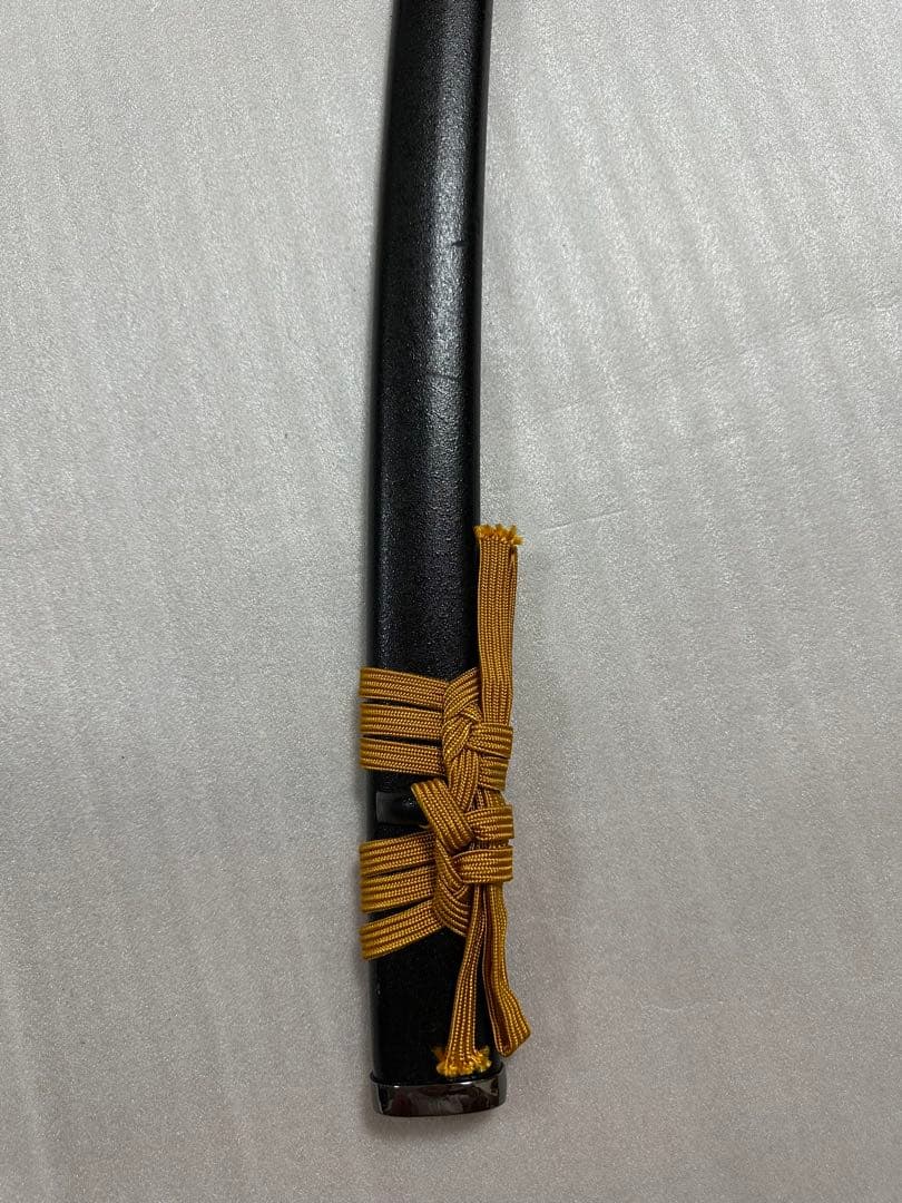 美品模造刀　樋入り刀身 打刀 黑鞘　コスプレ 鞘付き長さ約105cm