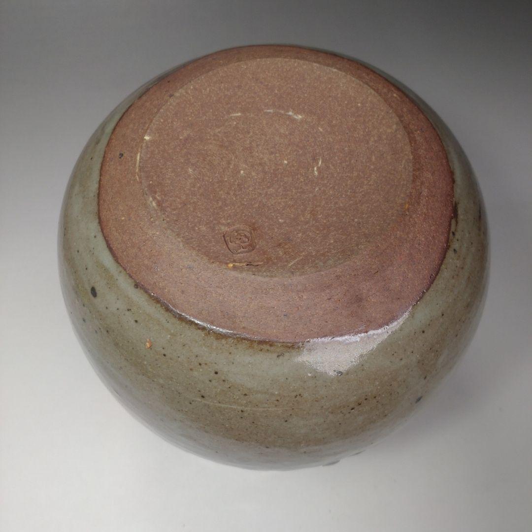 イ200 水指『◯山作　波文　水指　共箱』茶道具