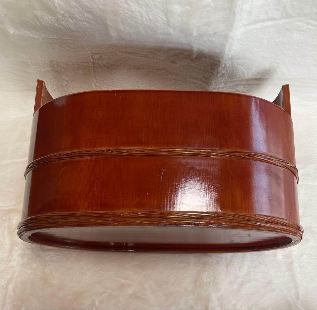 【昭和初期】　希少　飛騨春慶塗　おひつ　大型　漆器古道具　アンティーク