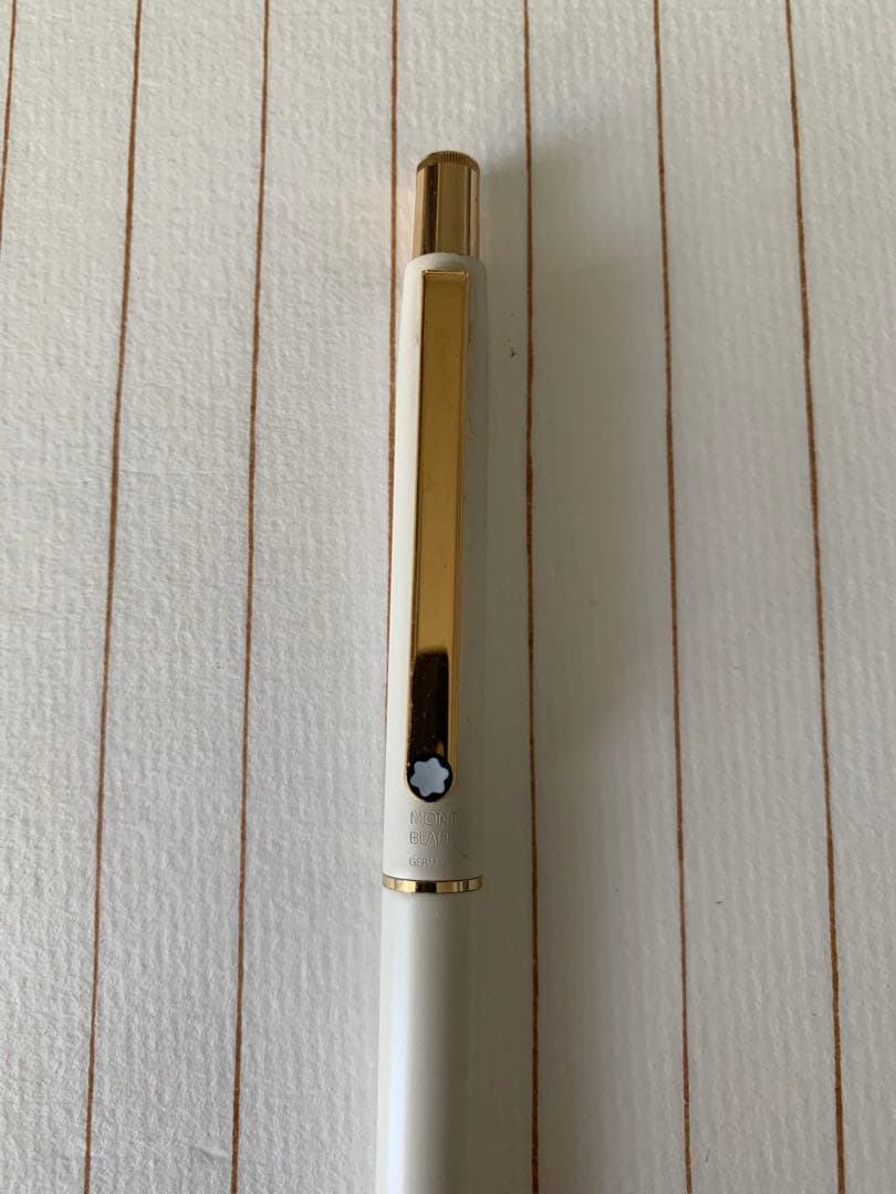 希少 モンブラン ホワイト軸 0.5シャープペンシル