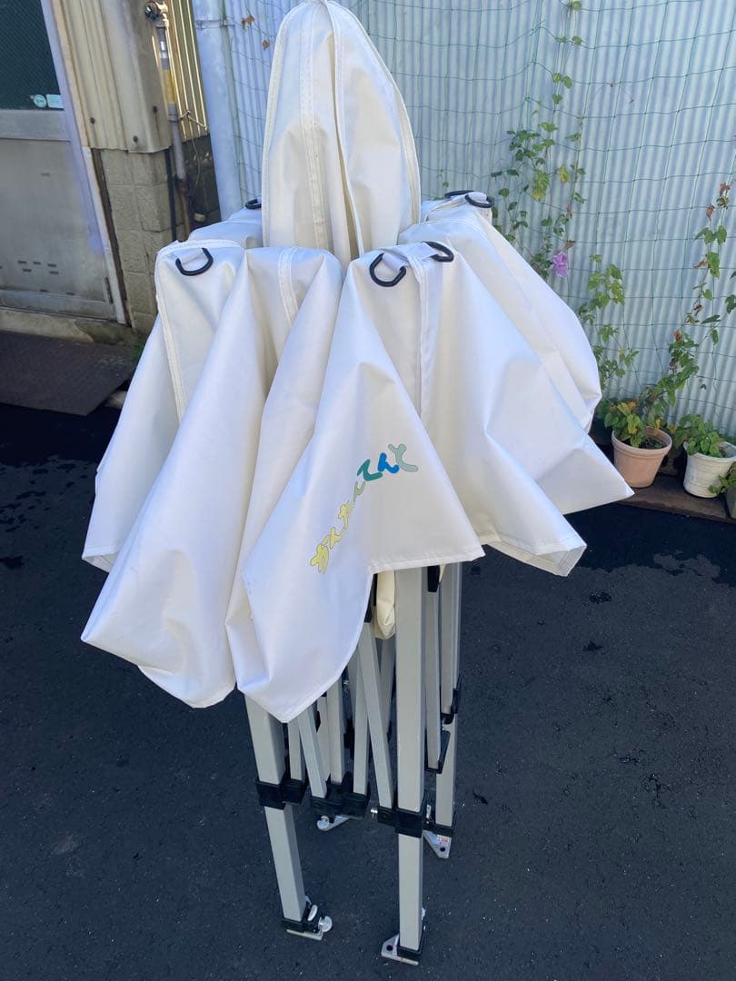 小*え様 かんたんてんと　折りたたみ式ホワイトテント