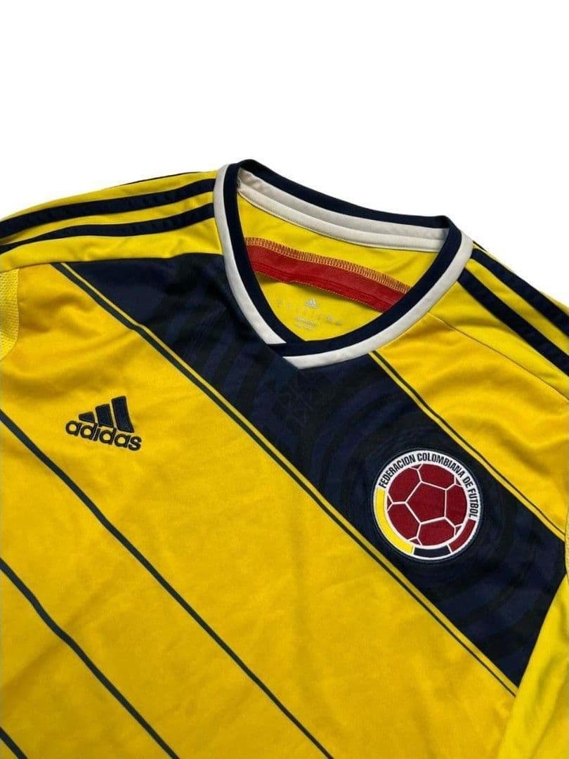 コロンビア代表 2014 ホーム 長袖 ユニフォーム Adidas 2XO