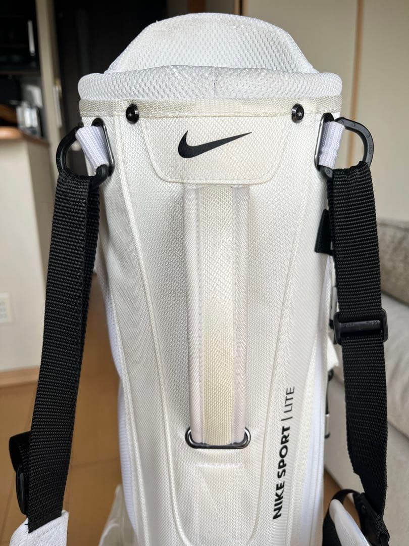 超美品希少ナイキ NIKE スタンド型キャディバッグ　軽量　スポーツライト　白