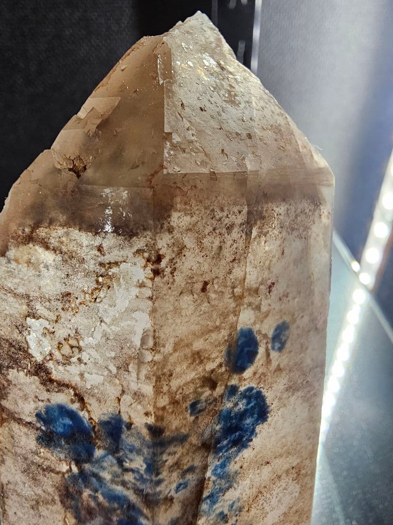 パパゴアイト入り水晶(南アフリカ産)