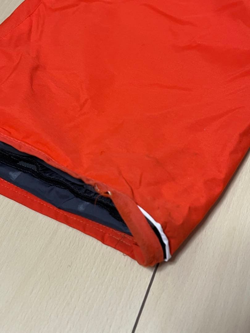 VOLCOM スノーボードウェア オレンジ グレー　上下セット　140-150