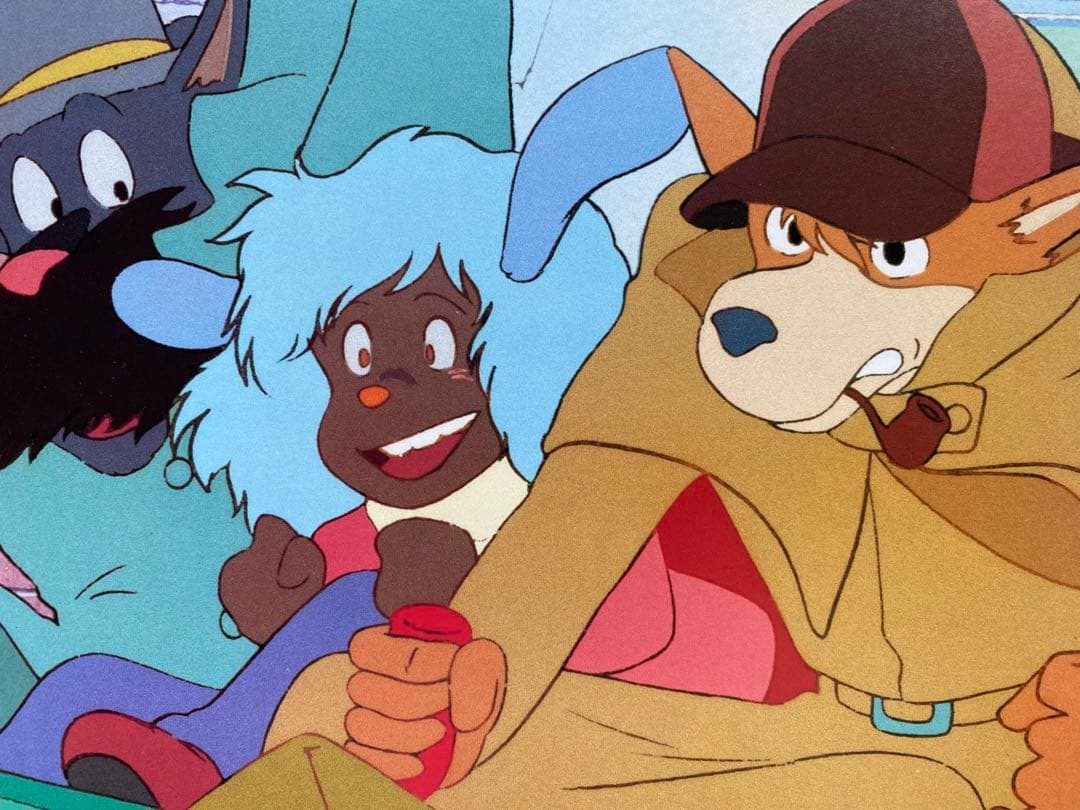 【限定1点】名探偵ホームズ　名場面イラスト⑥ 宮崎駿　スタジオジブリ