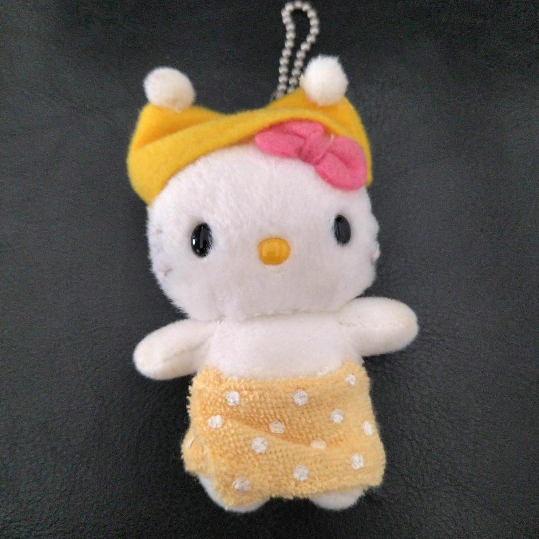 キティちゃん　ハローキティ　キーホルダー　バスローブ　マスコット　レア