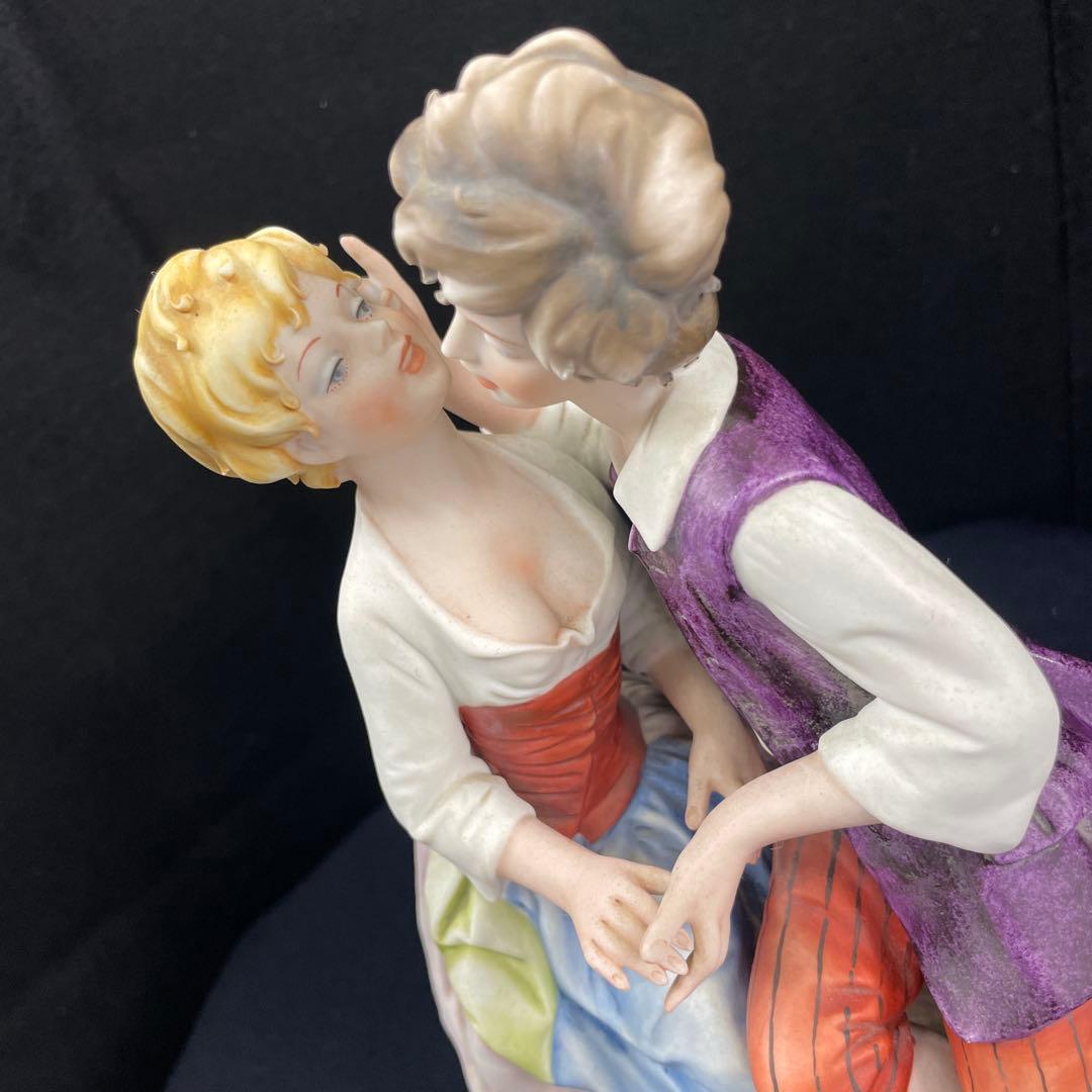 capodimonte marcolin/イタリア製、磁器人形、フィギュリン