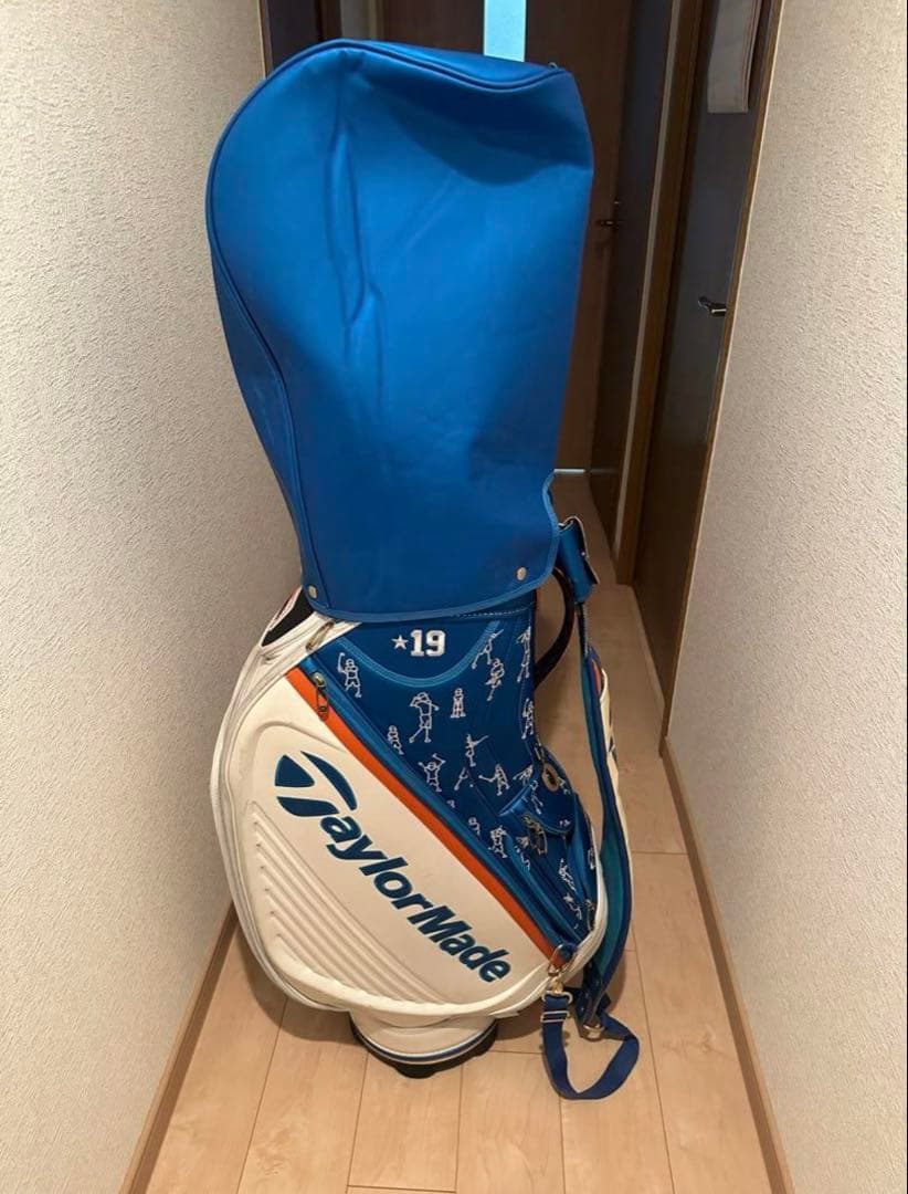 TaylorMade ツアーキャディバッグ 青/白