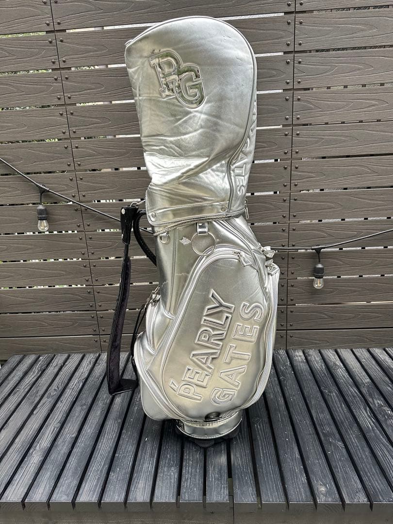 パーリーゲイツ　キャディバッグ限定品　希少シルバー