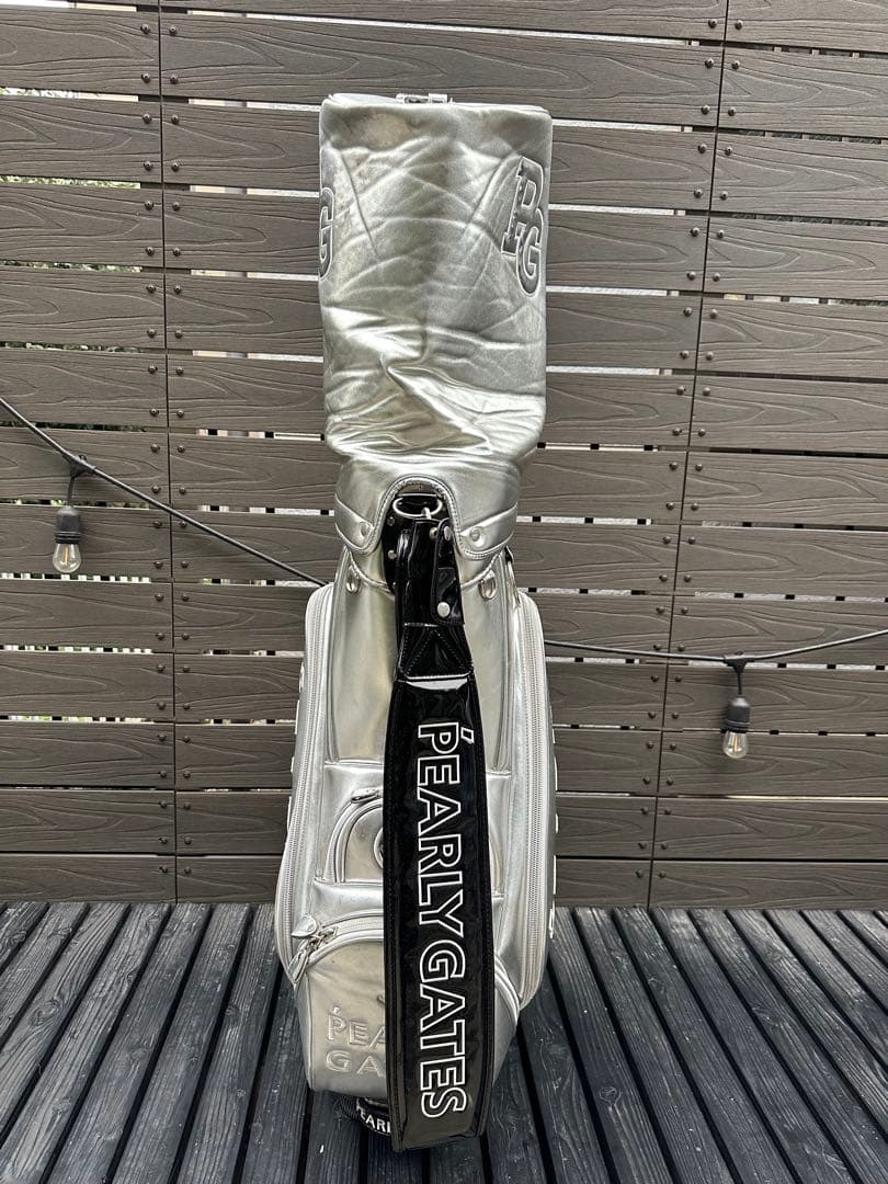 パーリーゲイツ　キャディバッグ限定品　希少シルバー