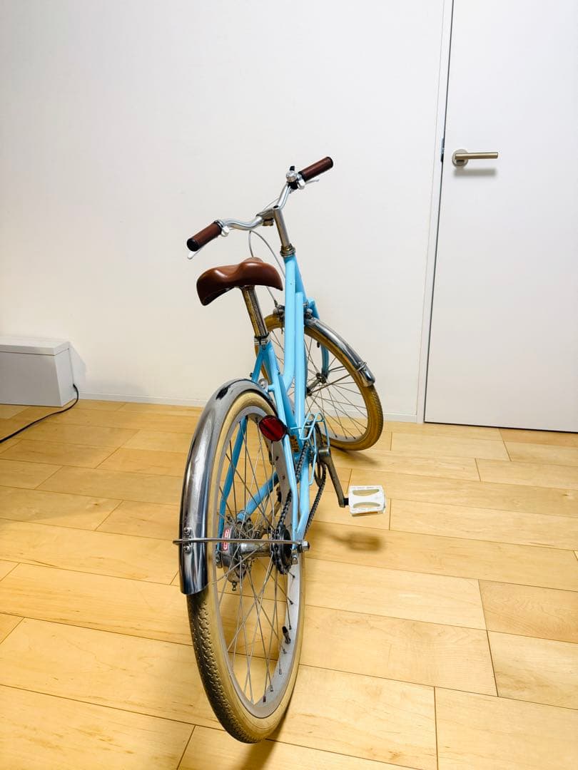 TOKYO BIKE Jr. Step 20インチ　アクア（水色）　泥除け付