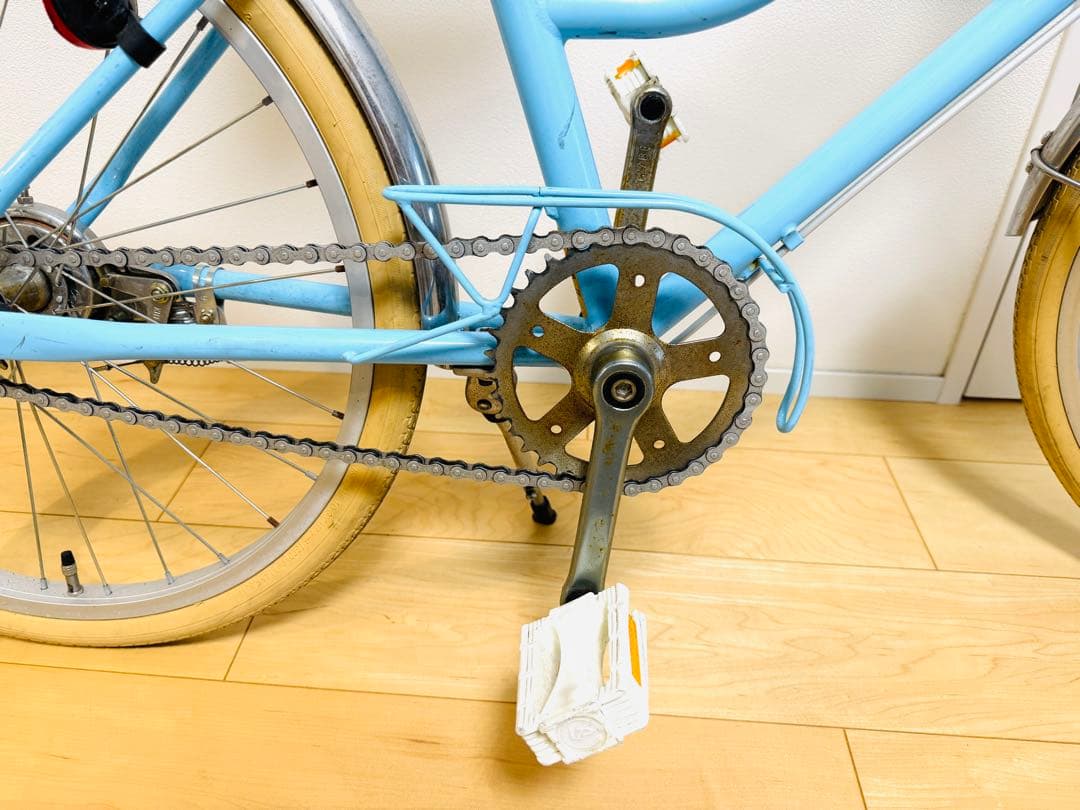 TOKYO BIKE Jr. Step 20インチ　アクア（水色）　泥除け付