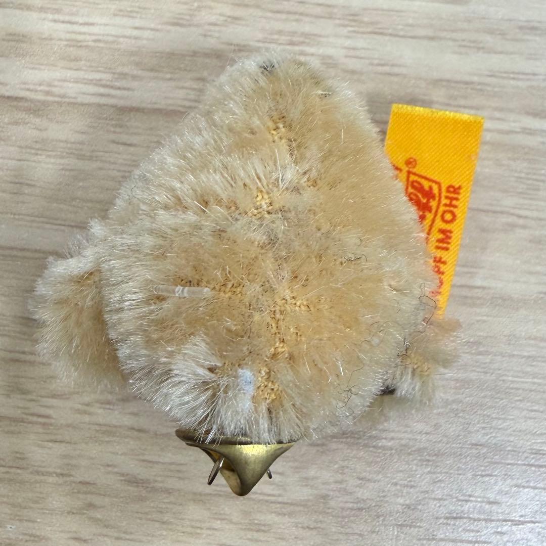 【ドイツ購入】シュタイフ テディベア ブローチ 希少 420818 ピンバッジ