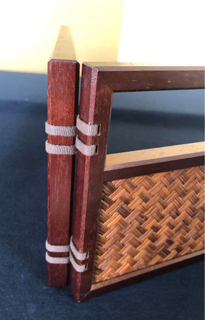 ‼️割引《R》煎茶 網代 片袖 江戸間用風炉 両面使い 元箱　250901G5