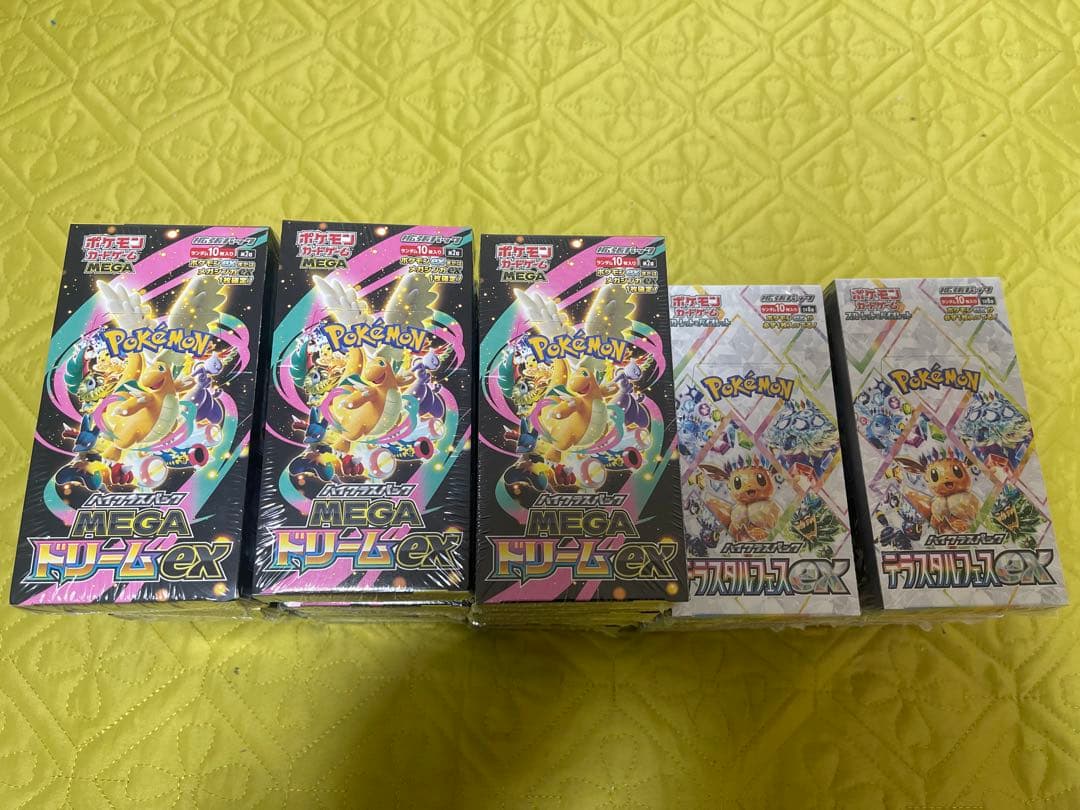ポケモンカード テラスタルフェス6BOX,Mega ドリームex 12BOX