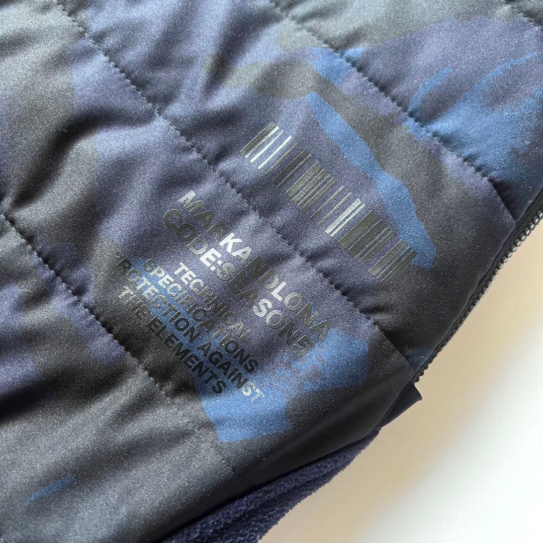 MARK&LONA マークアンドロナ　異素材　中綿　ダウン　フリース　パンツ　L