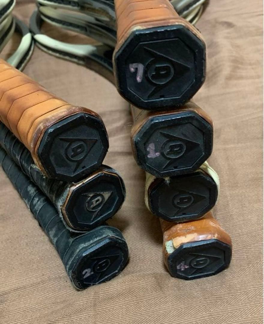 【お買い得】硬式テニスラケット ダンロップ プロ4000 RIM 7本セット