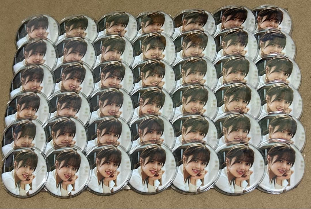 絵森彩1stファンミーティング 缶バッジ 42個セット