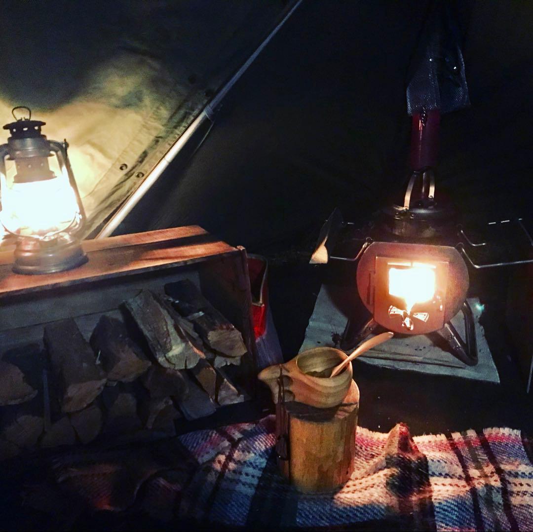 取説付《テンマク大炎幕・DX仕様》二股フレーム＋棟ポールセット　快適空間楽々設営