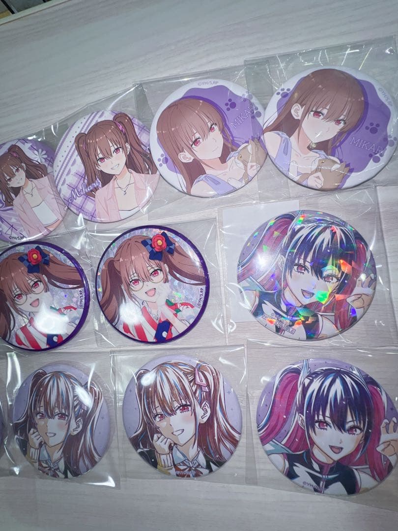 2.5次元の誘惑　にごリリ　橘美花莉　奥村　缶バッジ19点まとめ