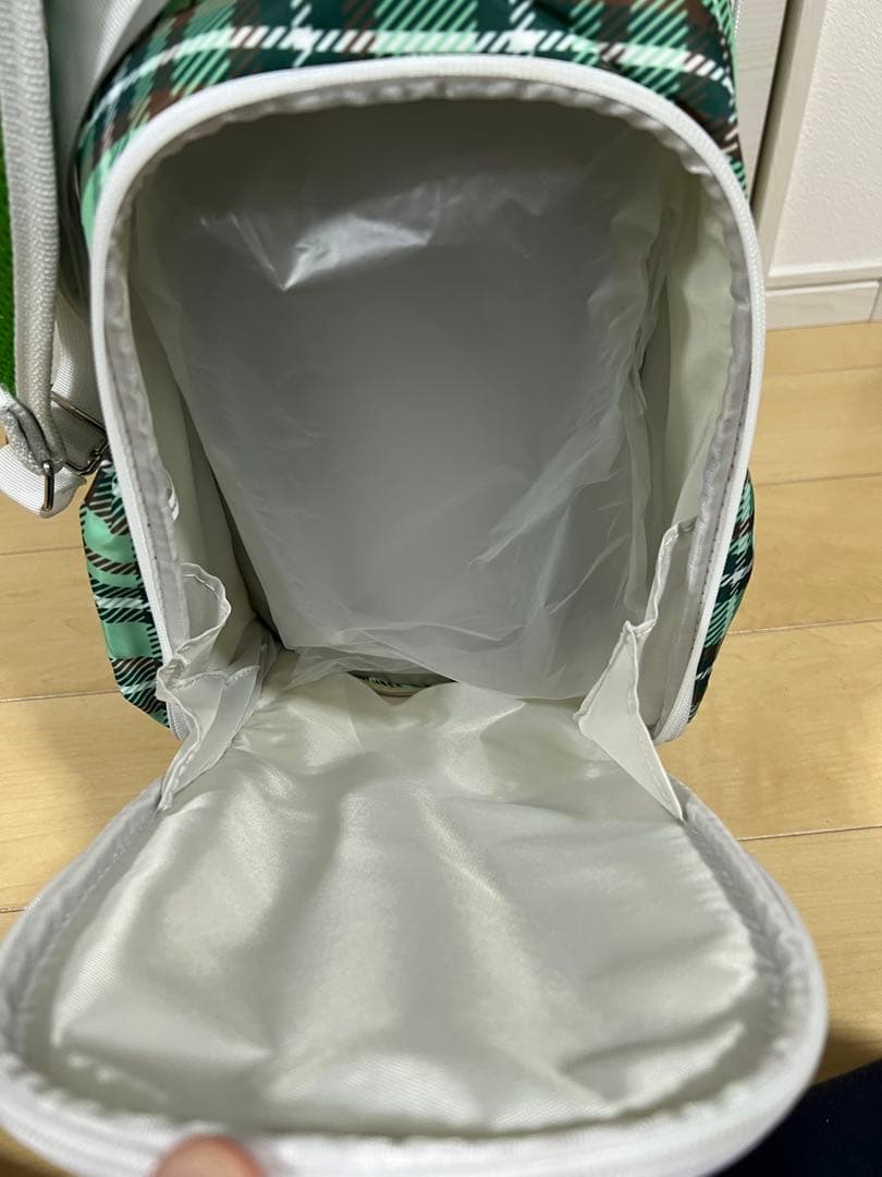 【未使用】飛衛門 キャディバッグ グリーン 9.5型 ユニセックス