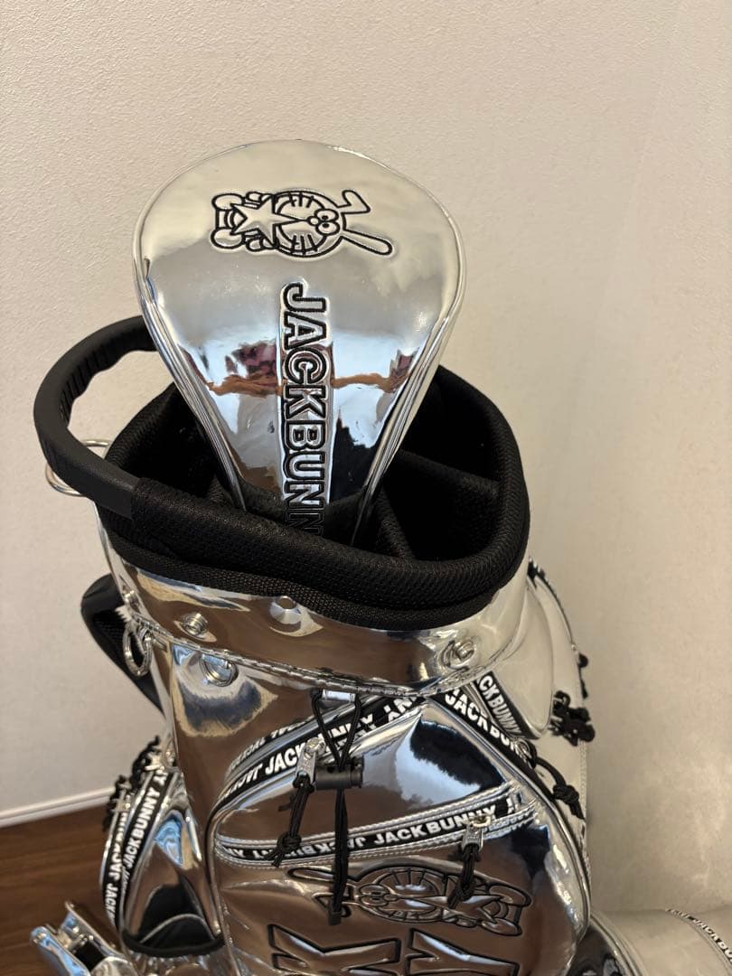 【超美品⭐︎】ドラえもん メタリック キャディバッグ ヘッドカバーつき！