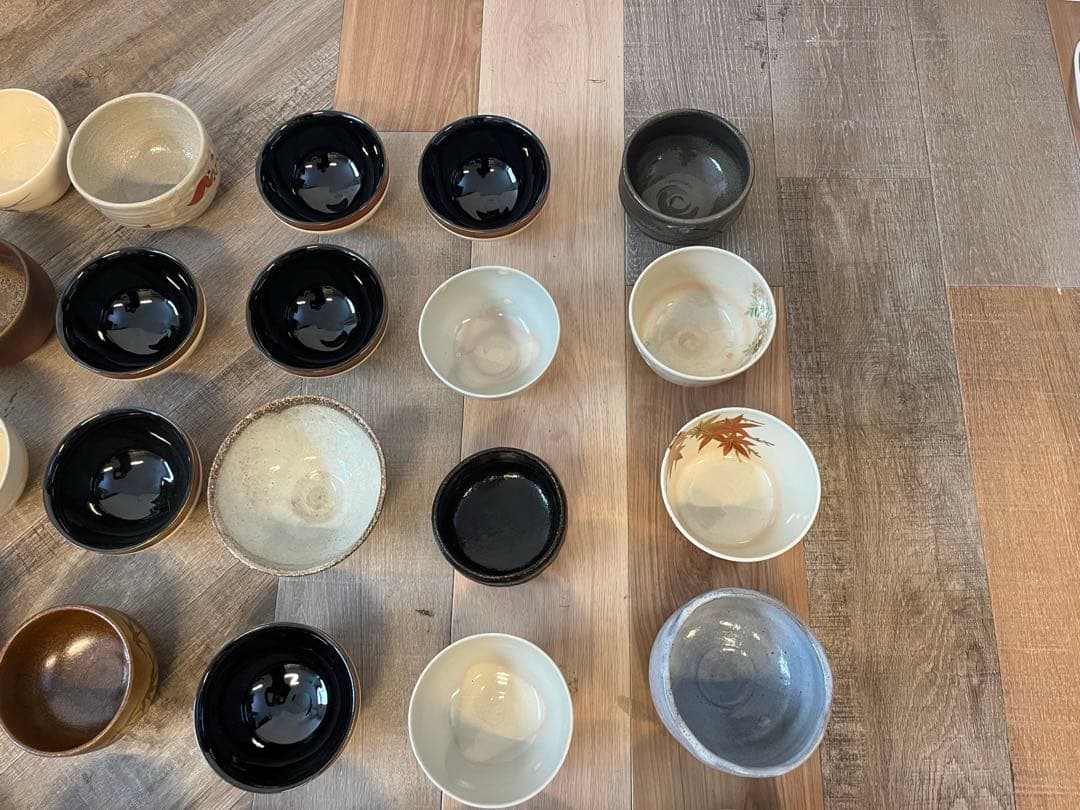 に*も様 茶碗 抹茶碗 数茶碗 まとめて 37点 茶道具 箱無し 陶器 いろいろ