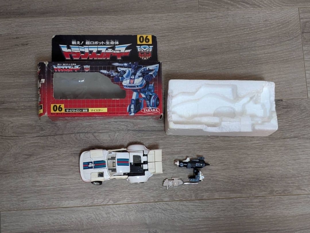 稀少【箱/説明書有】当時モノ　戦え!超ロボット生命体トランスフォーマー　旧　G1