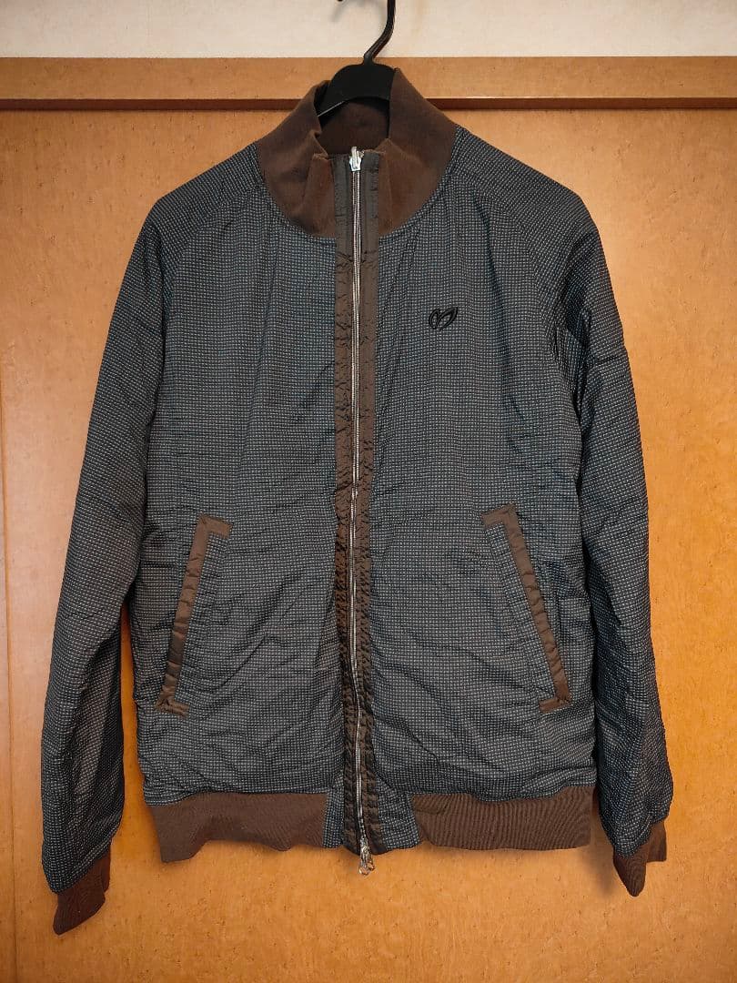 マスターバニー　ゴルフジャケット ダークブラウン グレー チェック