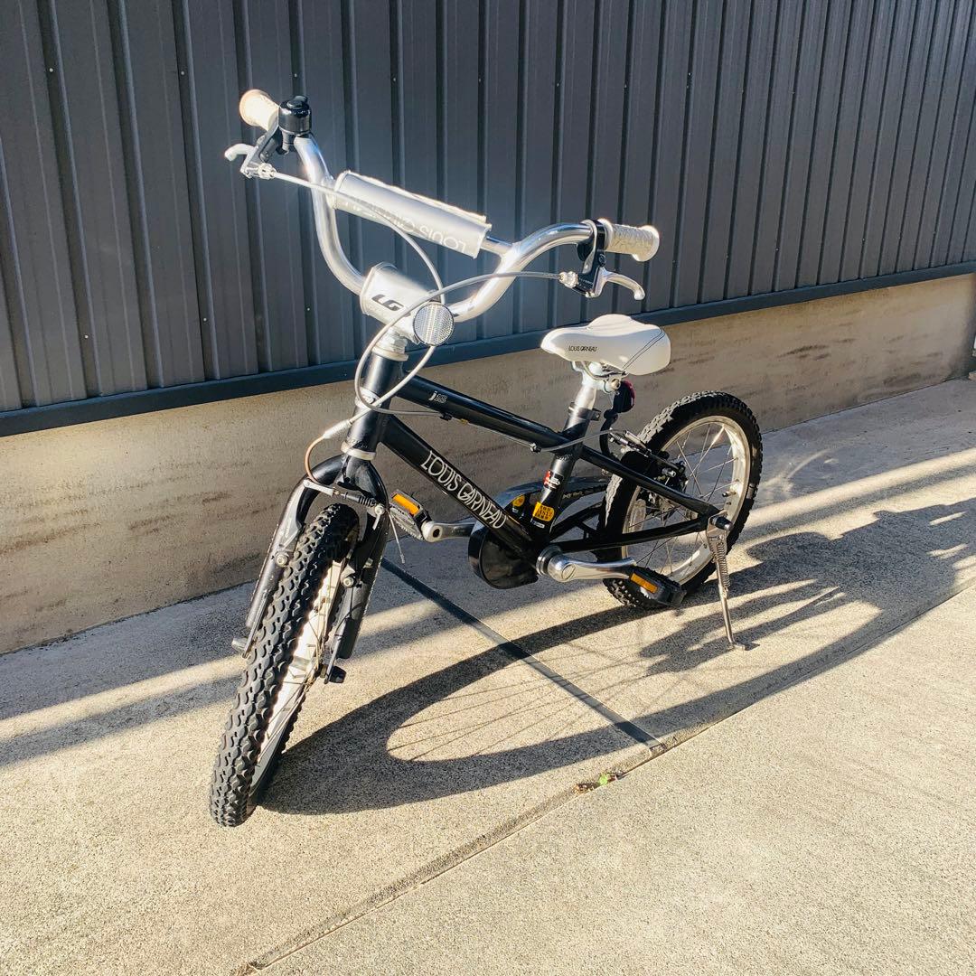 ルイガノLOUIS GARNEAU　16インチ　LGS-J16　補助輪付　黒