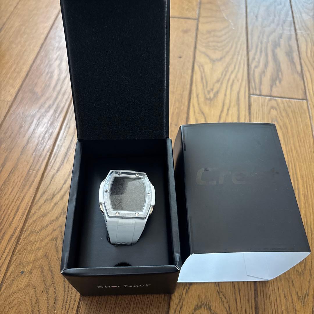 【新品】ShotNavi Crest 画面フィルム未剥がしゴルフ用GPSウォッチ